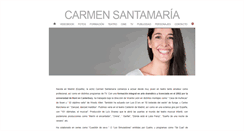 Desktop Screenshot of carmensantamaria.es